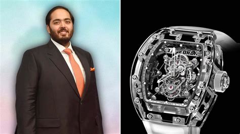 anant ambani watch richard mille|anant ambani most expensive watch.